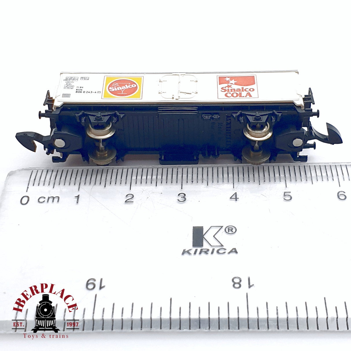 ♻️ 2da mano - Märklin vagón sinalco Cola DB 806 0 243-4 Z escala 1:220