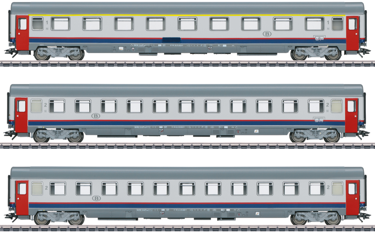 Märklin 43523 Set de coches de viajeros del tren expreso "EC 90 Vauban H0 escala 1:87 ho 00