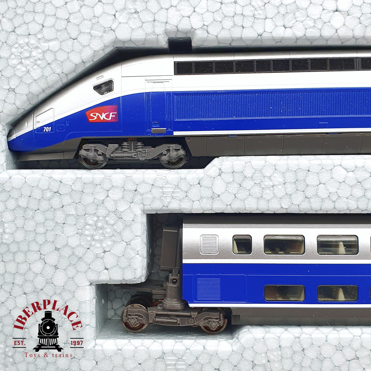 ♻️ Segunda mano - KATO K10916 TGV Duplex SNCF set tren eléctrico N escala 1:160