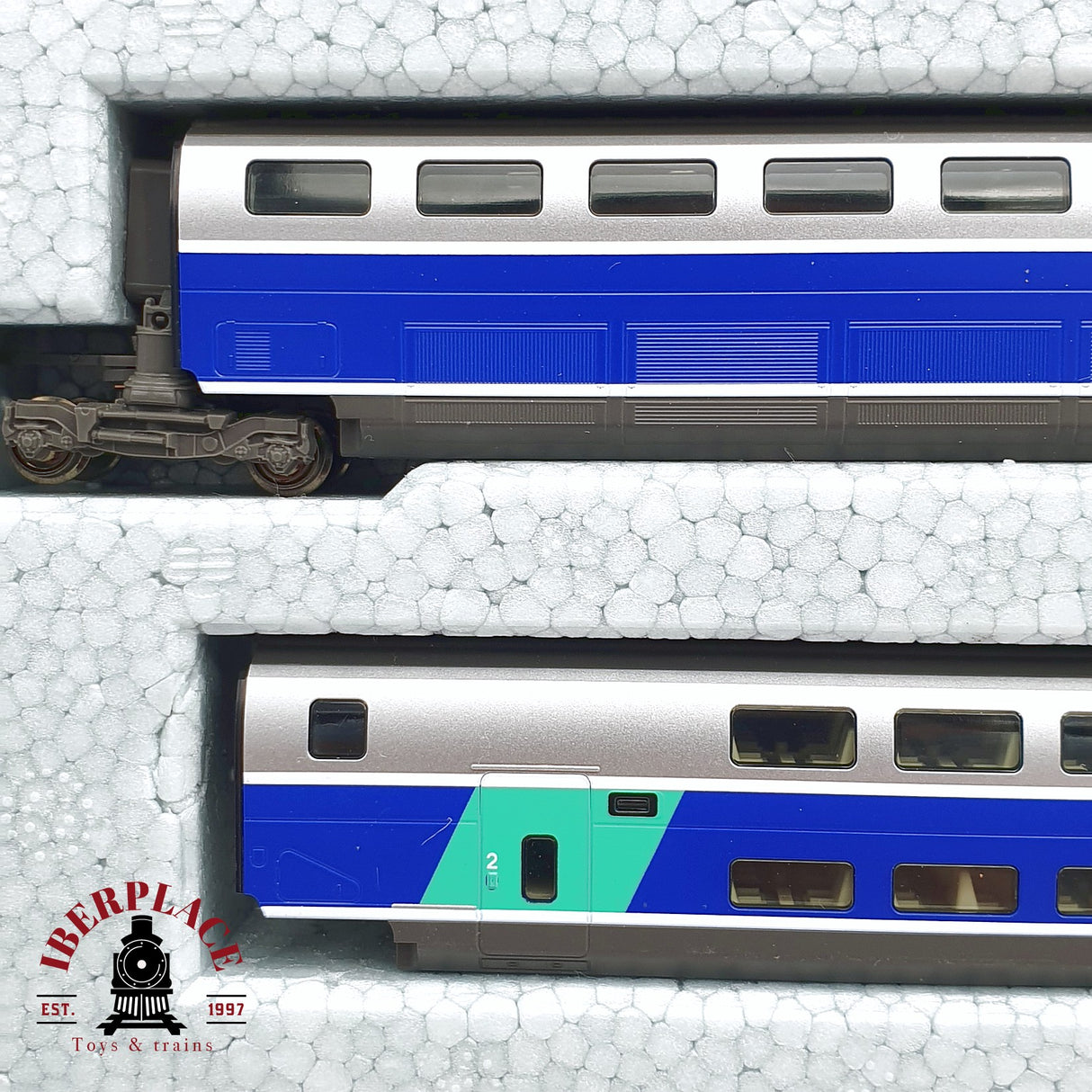 ♻️ Segunda mano - KATO K10916 TGV Duplex SNCF set tren eléctrico N escala 1:160