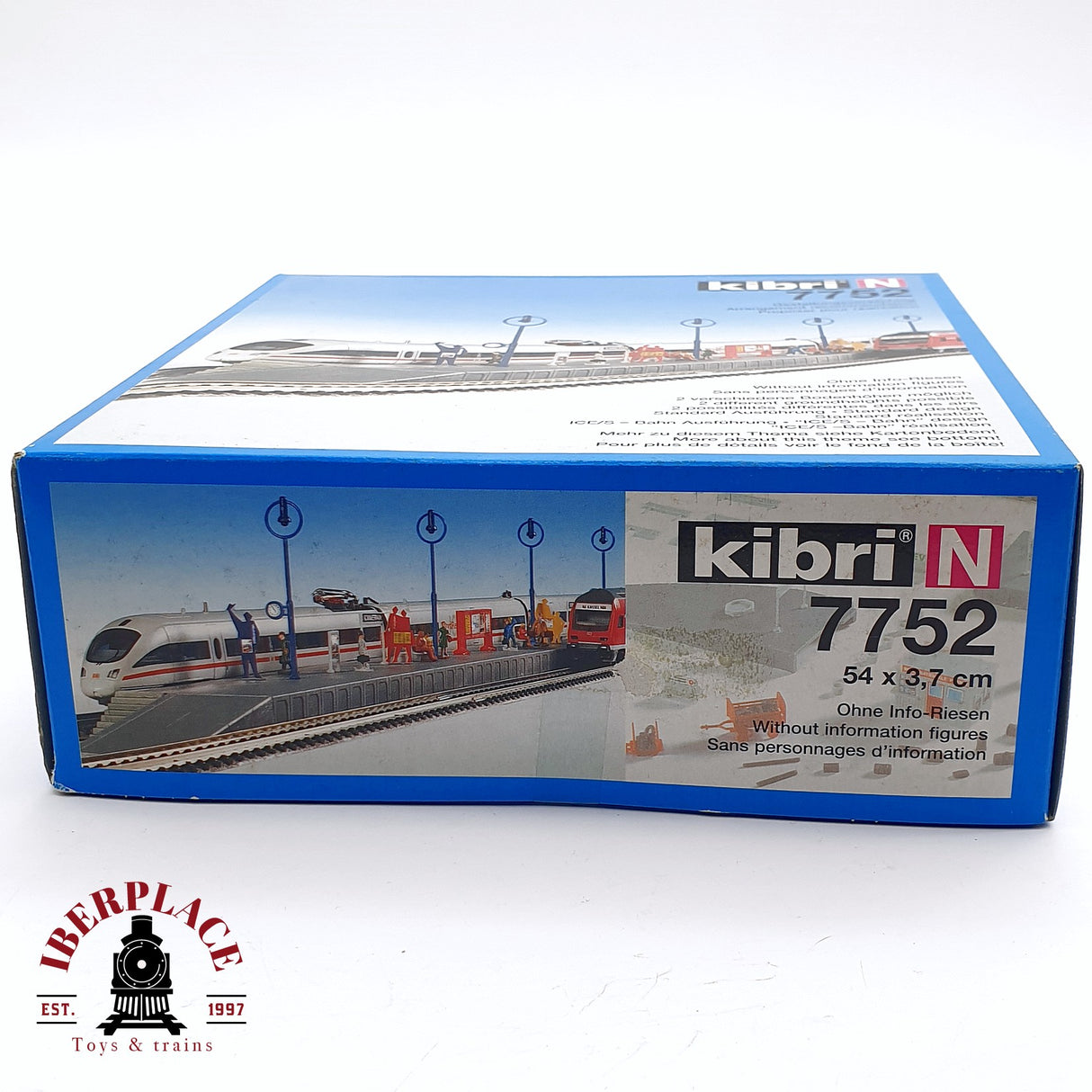♻️ Segunda mano - Kibri 7752 plataforma de estación anden 54x3,7cm N escala 1:160 1/3