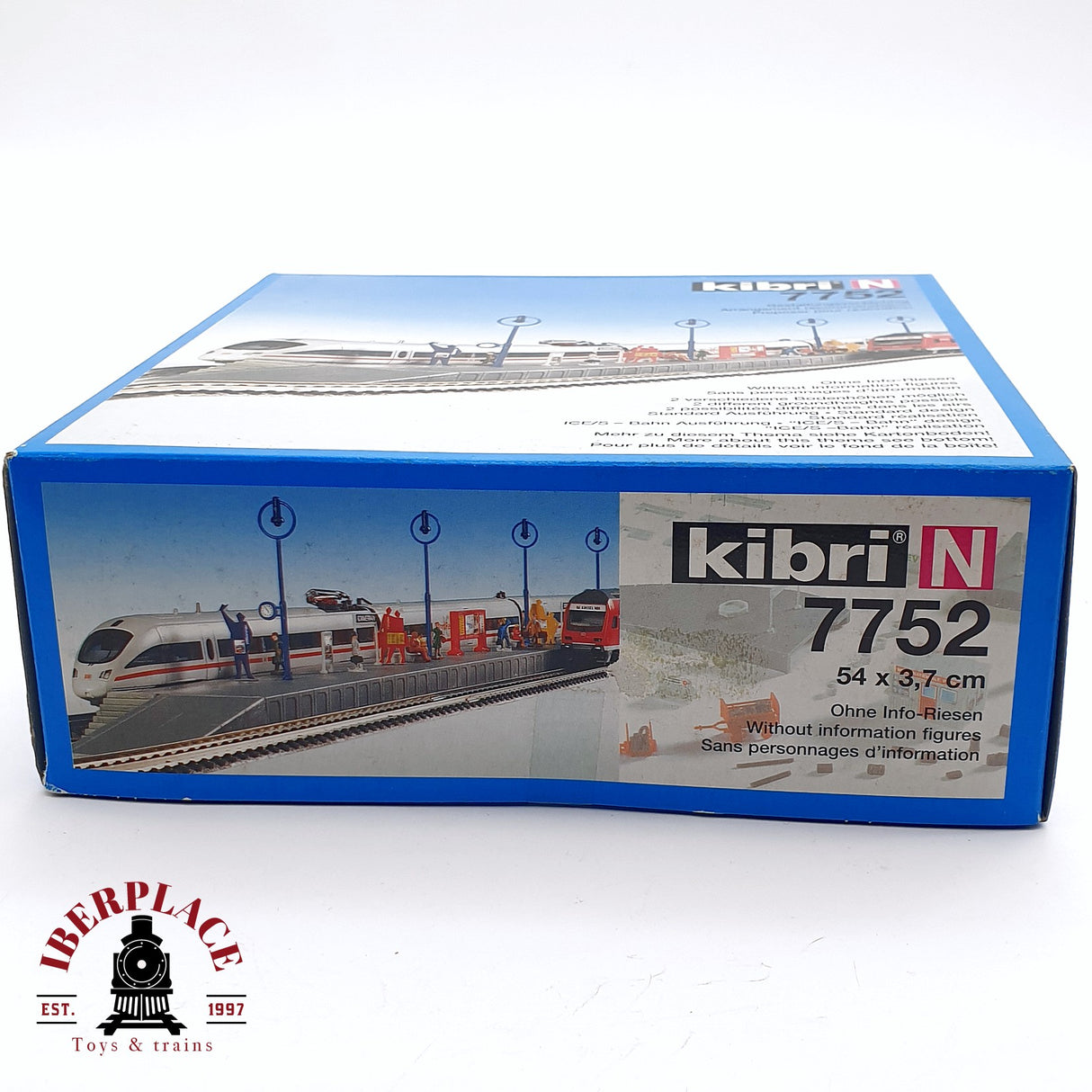 ♻️ Segunda mano - Kibri 7752 plataforma de estación anden 54x3,7cm N escala 1:160 2/3