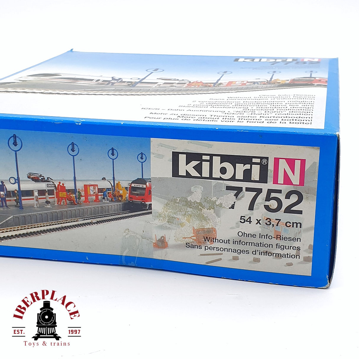 ♻️ Segunda mano - Kibri 7752 plataforma de estación anden 54x3,7cm N escala 1:160 3/3