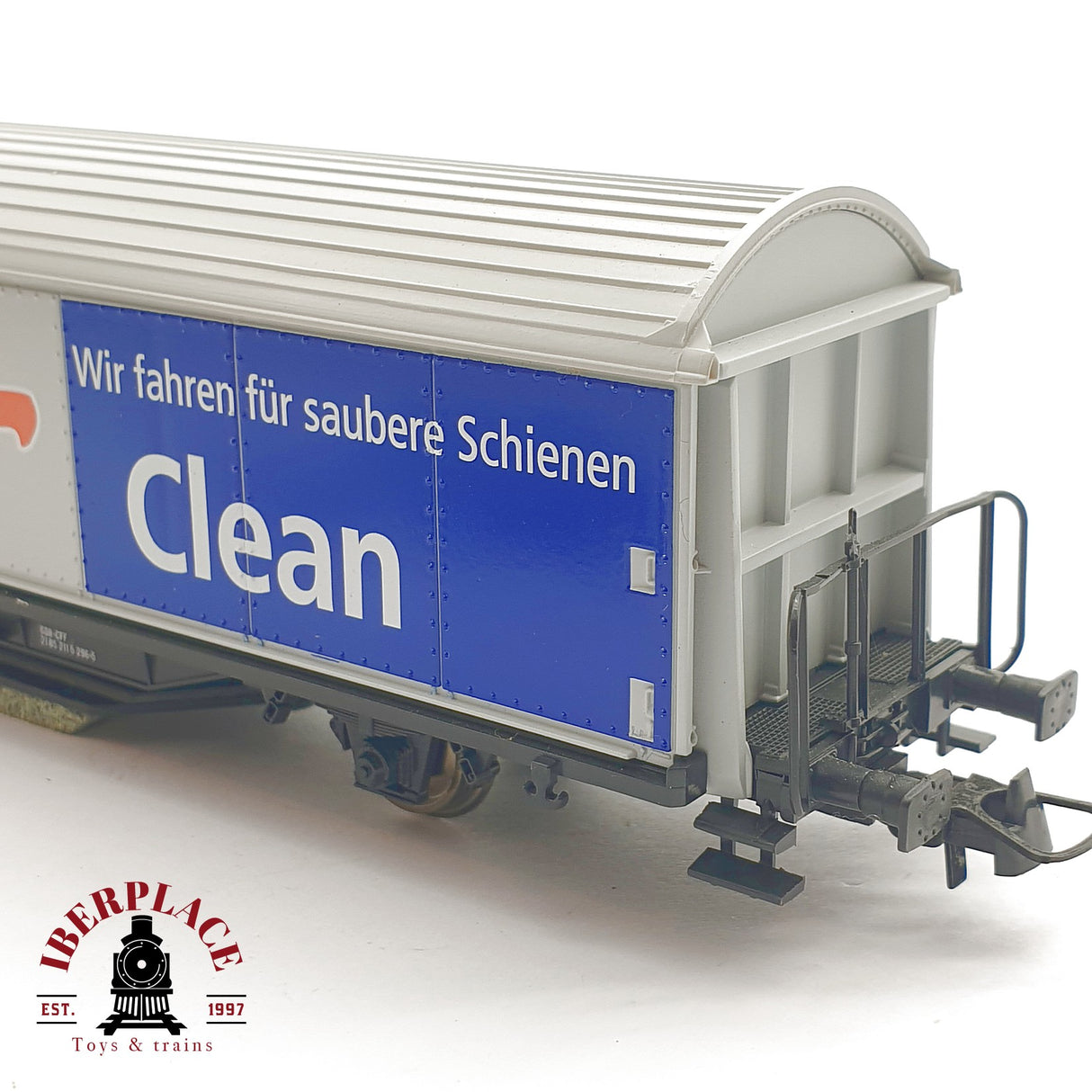 ♻️ Segunda Mano - Roco 46400 vagón mercancias limpia vías SBB CFF 211 5 296-5 H0 escala 1:87