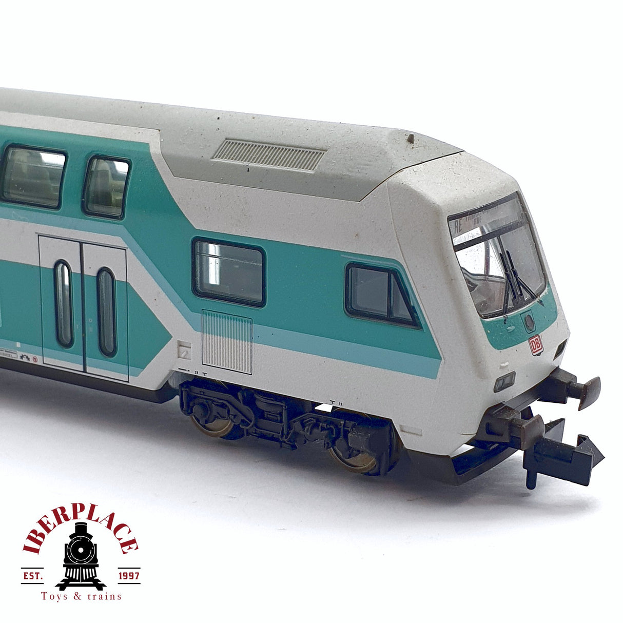 ♻️ 2da mano - Fleischmann 8123K vagón pasajeros de doble piso DB clase 2 N escala 1:160