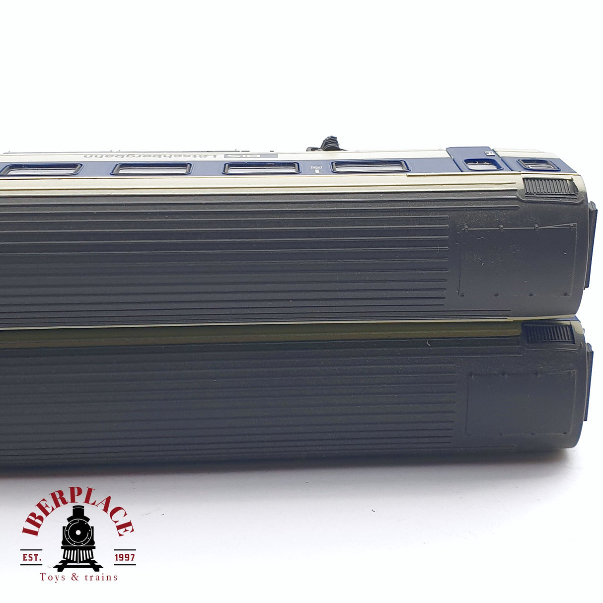 ♻️ 2da mano - Roco 2x 24277/78 vagones pasajero BLS Lötschbergbahn N escala 1:160