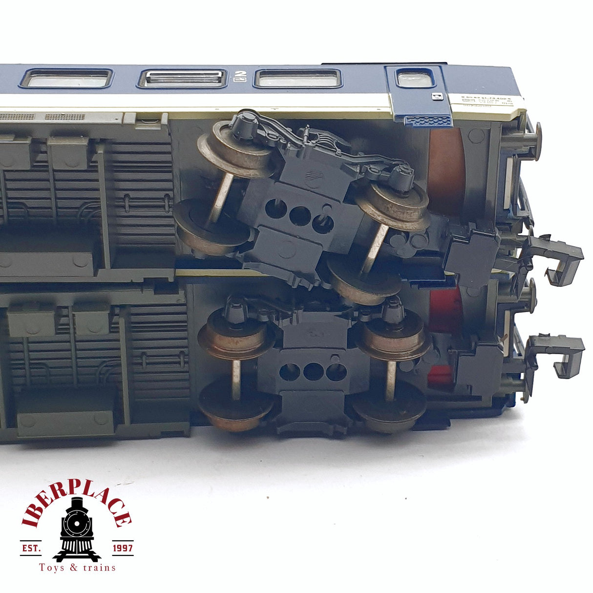 ♻️ 2da mano - Roco 2x 24277/78 vagones pasajero BLS Lötschbergbahn N escala 1:160