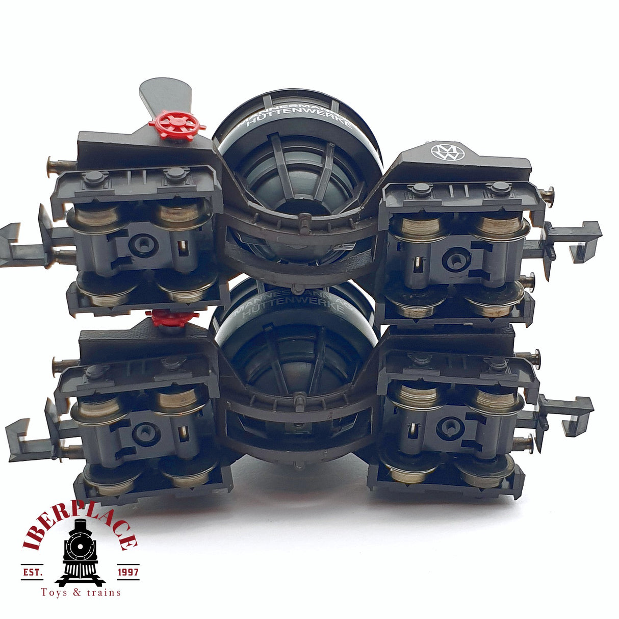 ♻️ 2da mano - Minitrix 13827 vagones escoria Mannesmann AG Hüttenwerke N escala 1:160