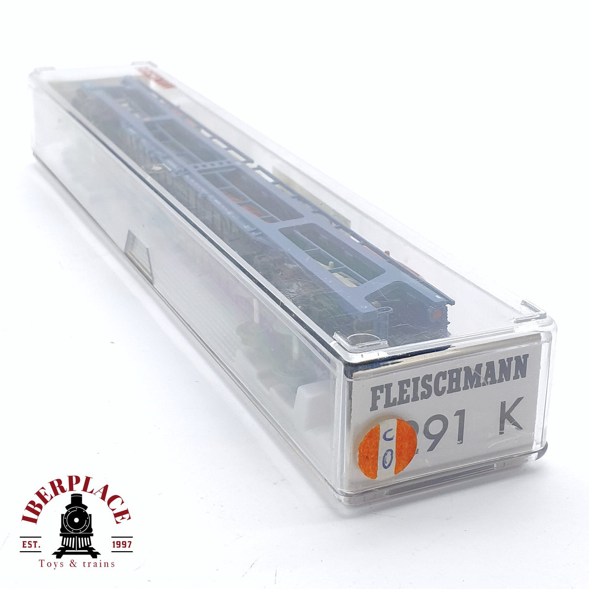 ♻️ 2da mano - Fleischmann 8291K vagón transporte de coches de dos pisos DB N escala 1:160