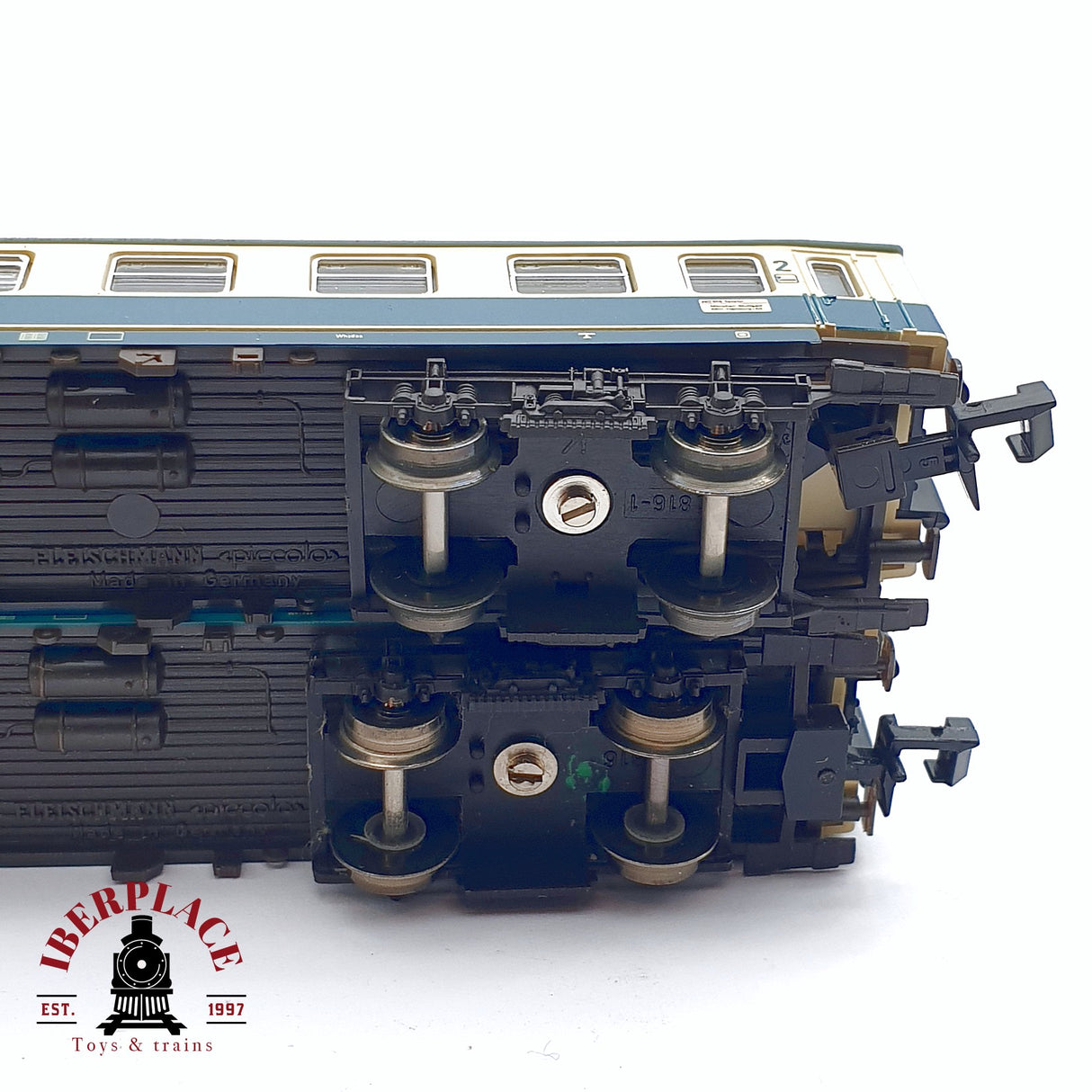 ♻️ 2da mano - Fleischmann 4x 8190/92/93 vagones pasajero y equipaje DB clase 1-2 N escala 1:160