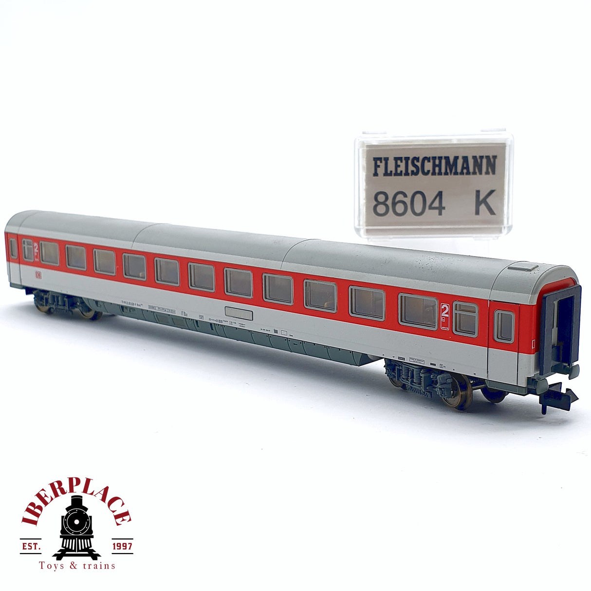 ♻️ 2da mano - Fleischmann 8604K vagon pasajeros DB clase 2 N escala 1:160