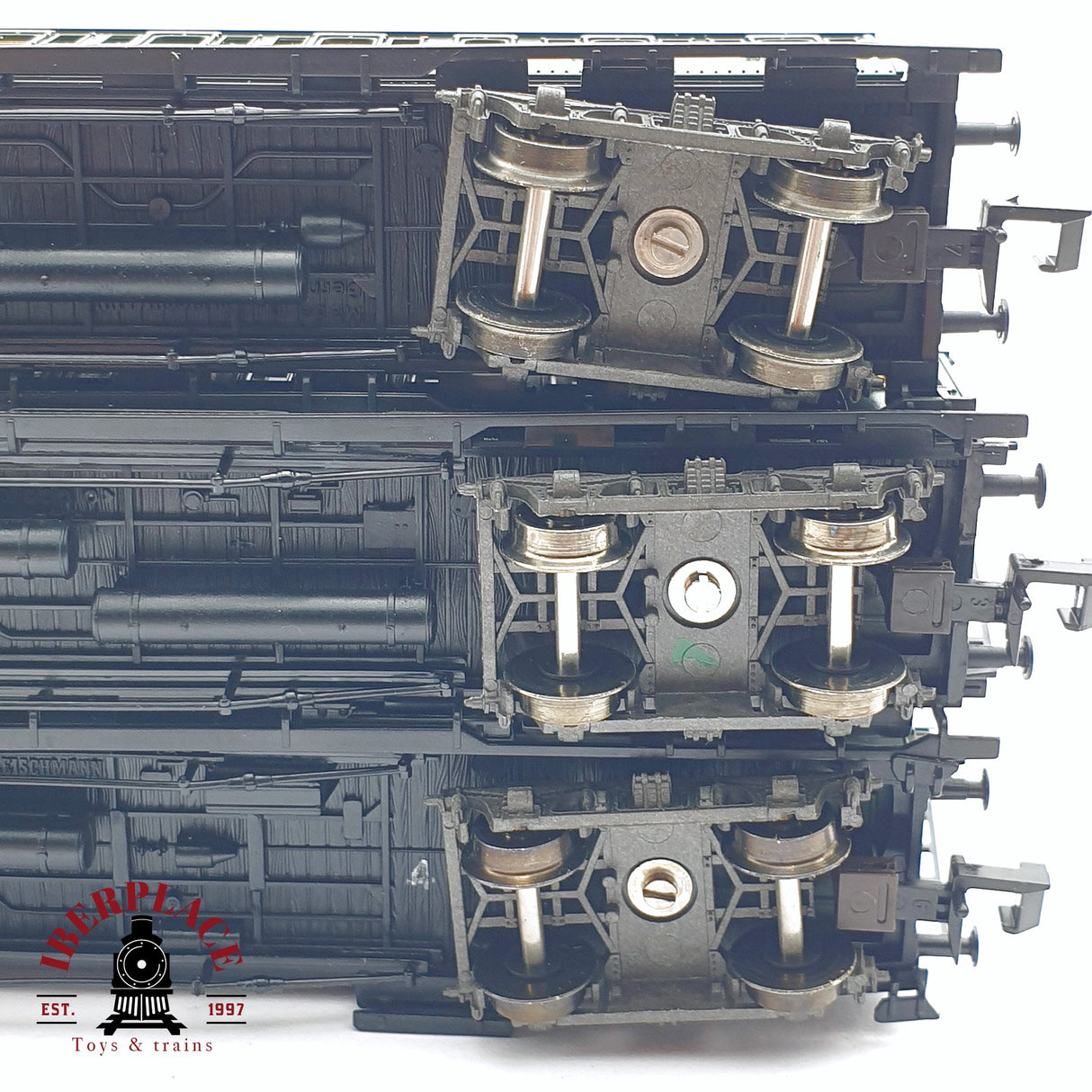 ♻️ 2da mano - Fleischmann 3x vagones pasajero y equipaje DR N escala 1:160