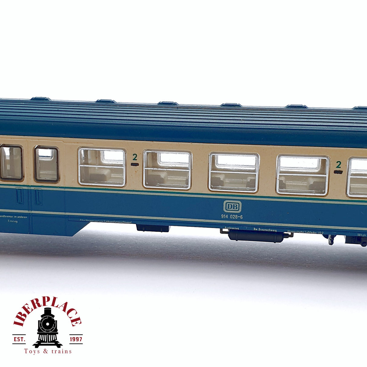 ♻️ 2da mano - Fleischmann 7436 vagón pasajeros DB clase 2 N escala 1:160