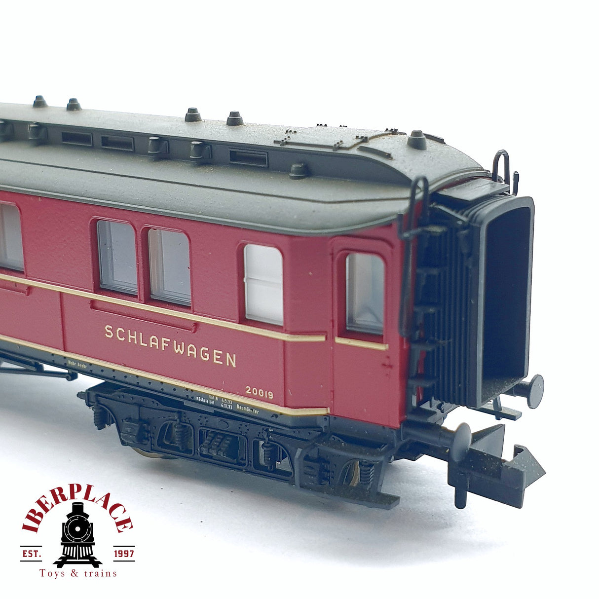 ♻️ 2da mano - Fleischmann 8078K vagón coche cama mitropa 20019 N escala 1:160
