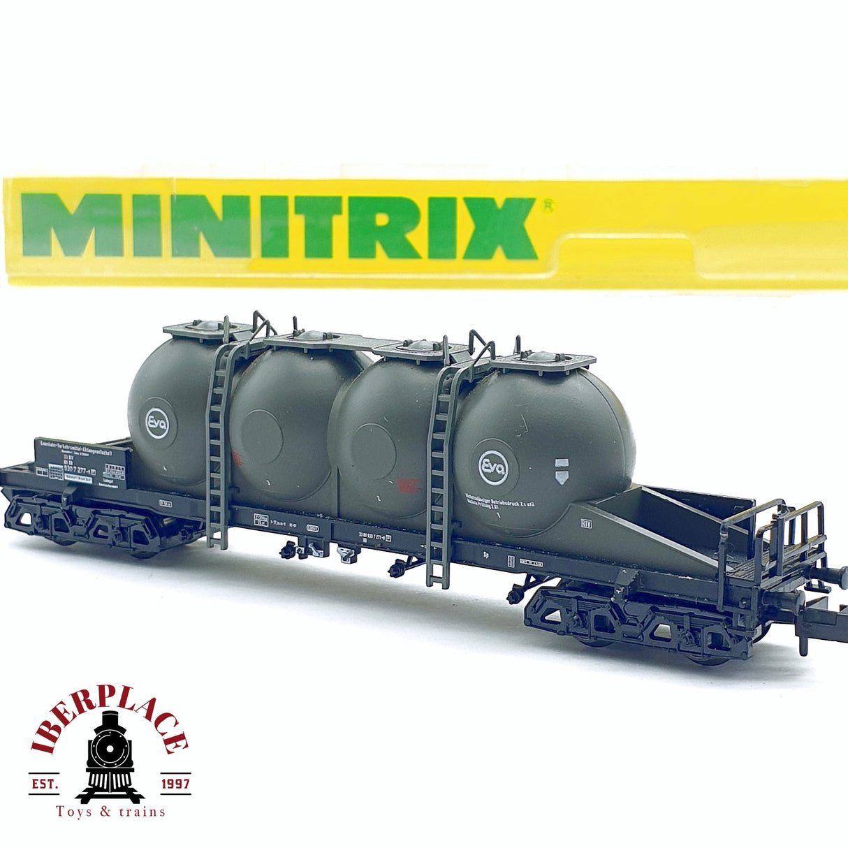 ♻️ 2da mano - Minitrix 13627K vagon silo Eva DB 930 7 277-9 N escala 1:160
