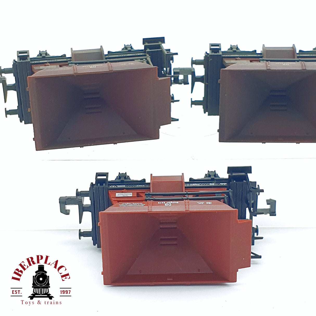 ♻️ 2da mano - Fleischmann 82 8228 vagones tolva DB Stuttgart N escala 1:160