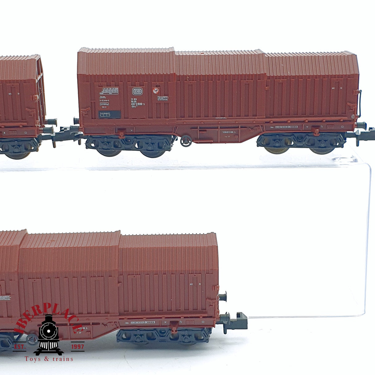 ♻️ 2da mano - Roco 3x 02374A vagones telescópicos DB N escala 1:160