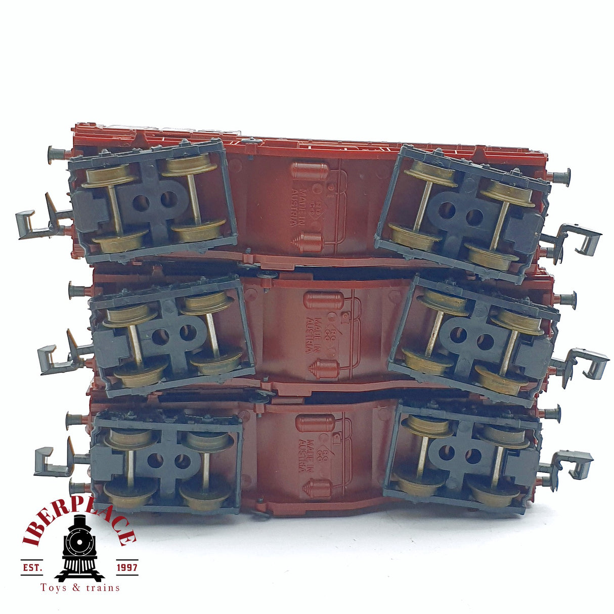 ♻️ 2da mano - Roco 3x 02374A vagones telescópicos DB N escala 1:160