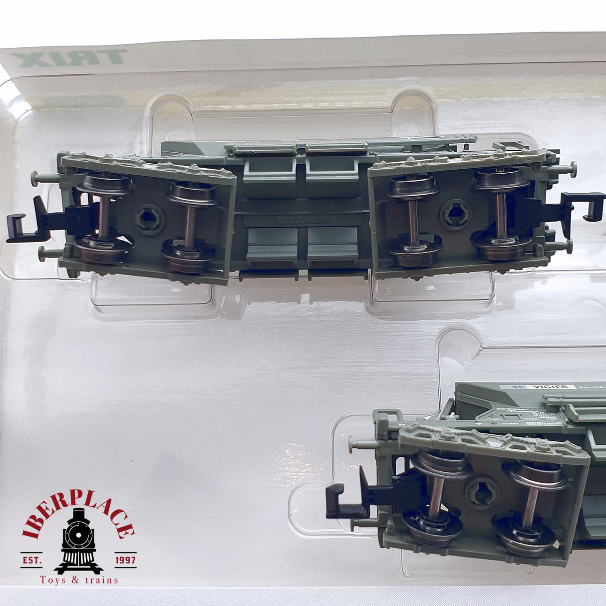 ♻️ 2da mano - Minitrix 15123 set de vagones Tolva Vigier SBB CFF N escala 1:160