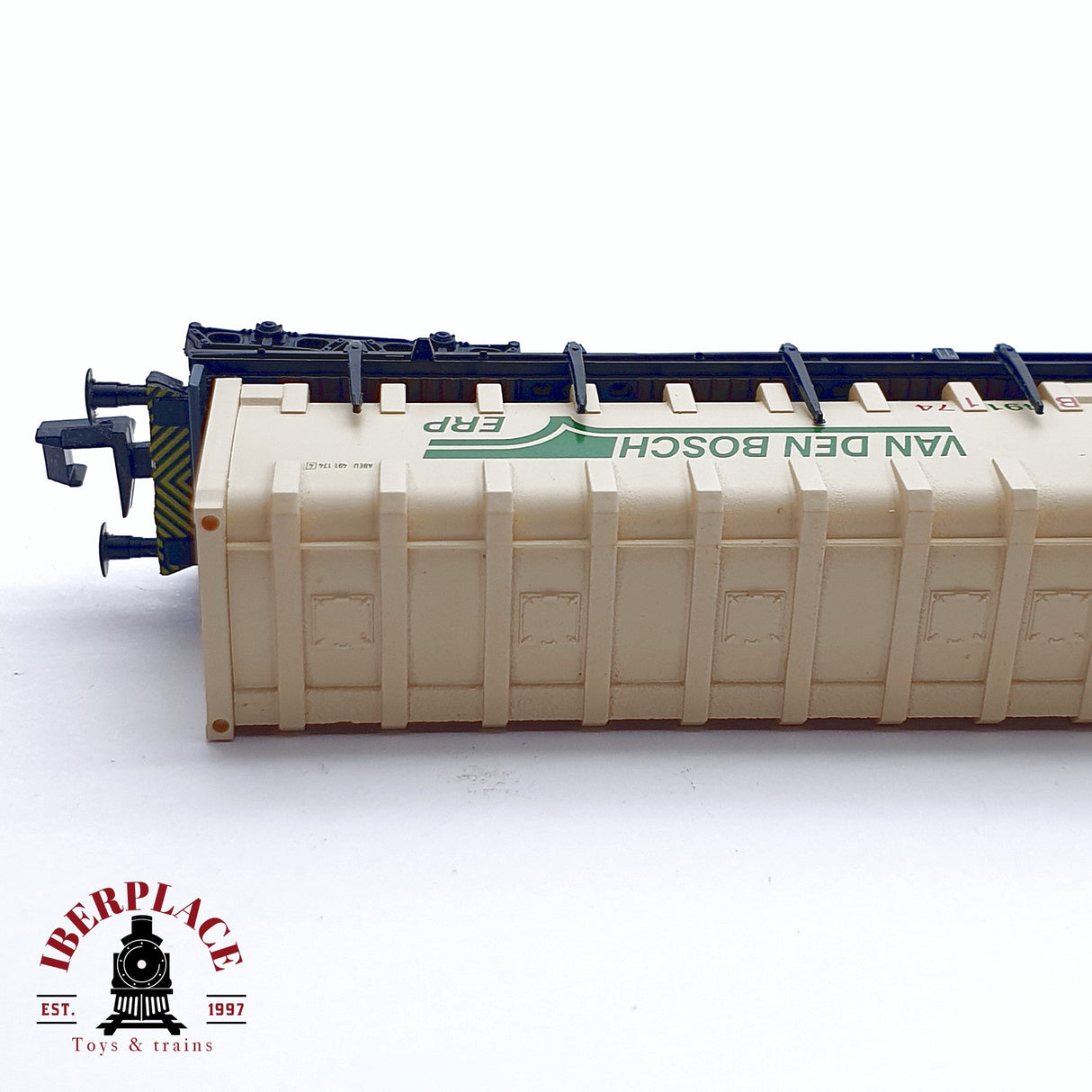 ♻️ 2da mano - Fleischmann vagón mercancias Van den Bosch ERP N escala 1:160