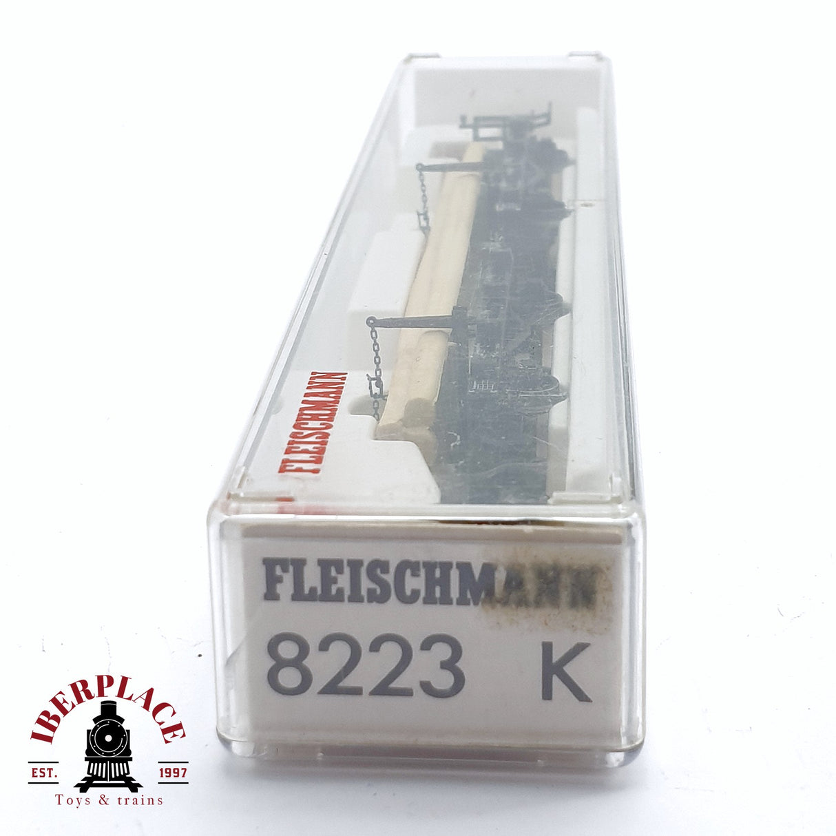 ♻️ 2da mano - Fleischmann 8223K vagón plataforma giratorio con troncos N escala 1:160