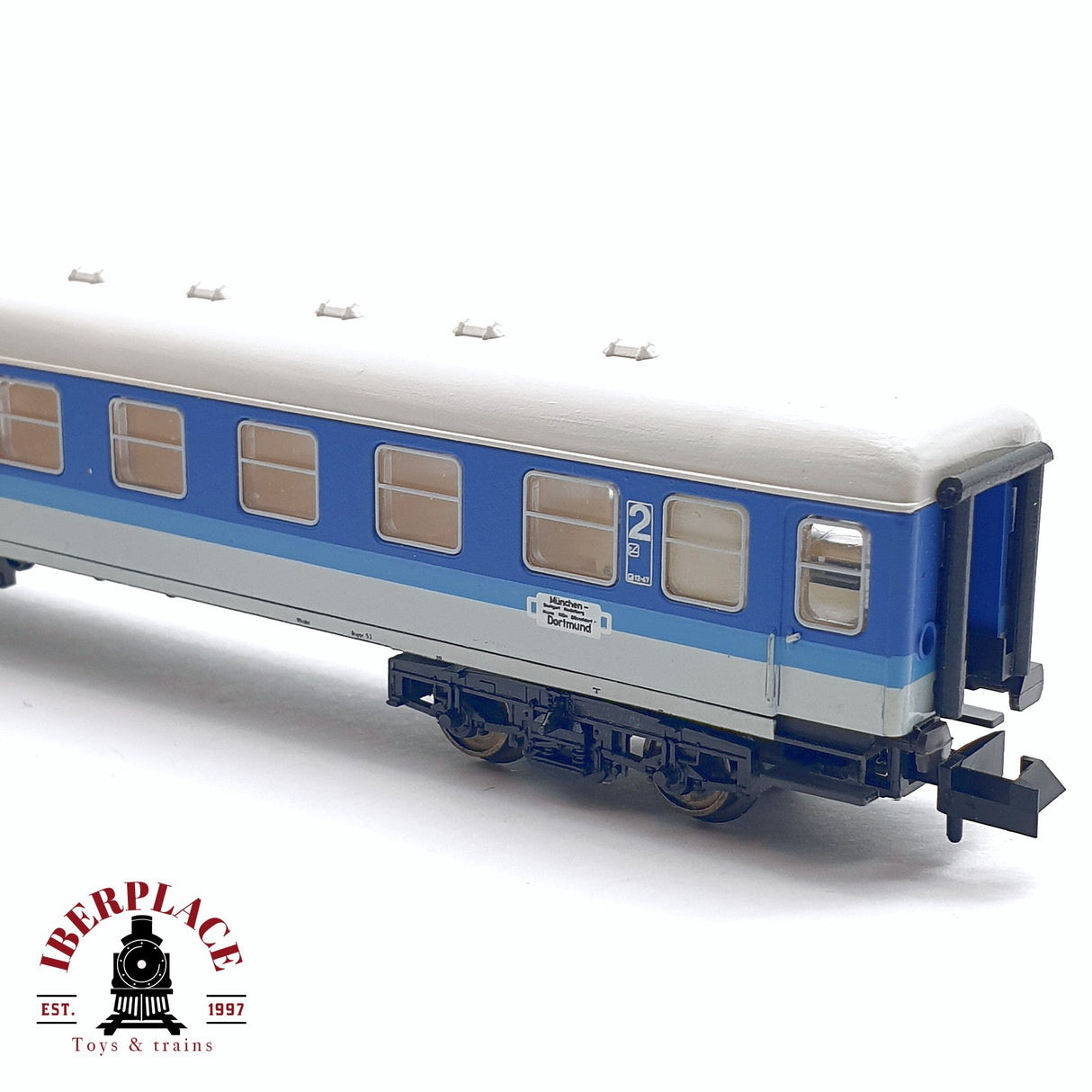 ♻️ 2da mano - Minitrix 13191 vagón pasajeros DB clase 2 N escala 1:160