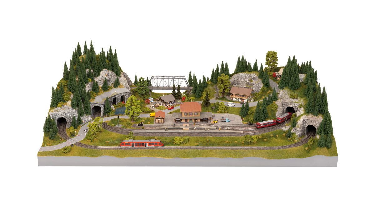 Noch 53600 Kit de ruta ferroviaria Easy-Track "Karlsberg" H0 escala 1:87 ho 00