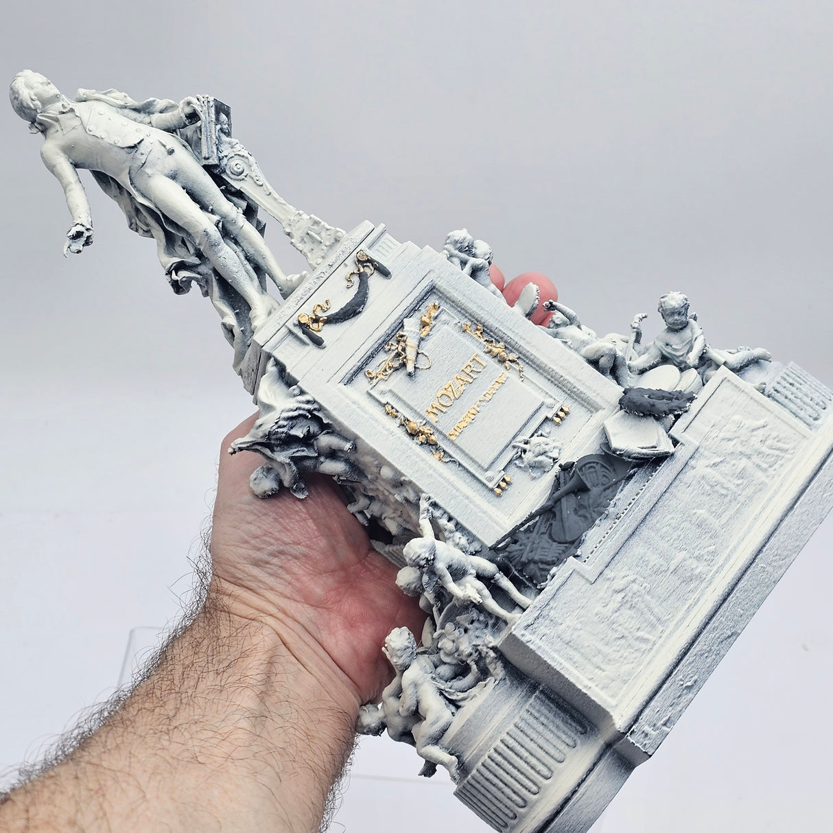 Iberplace 40041 – Figura Monumento de Mozart para Jardín Ferroviario escala G