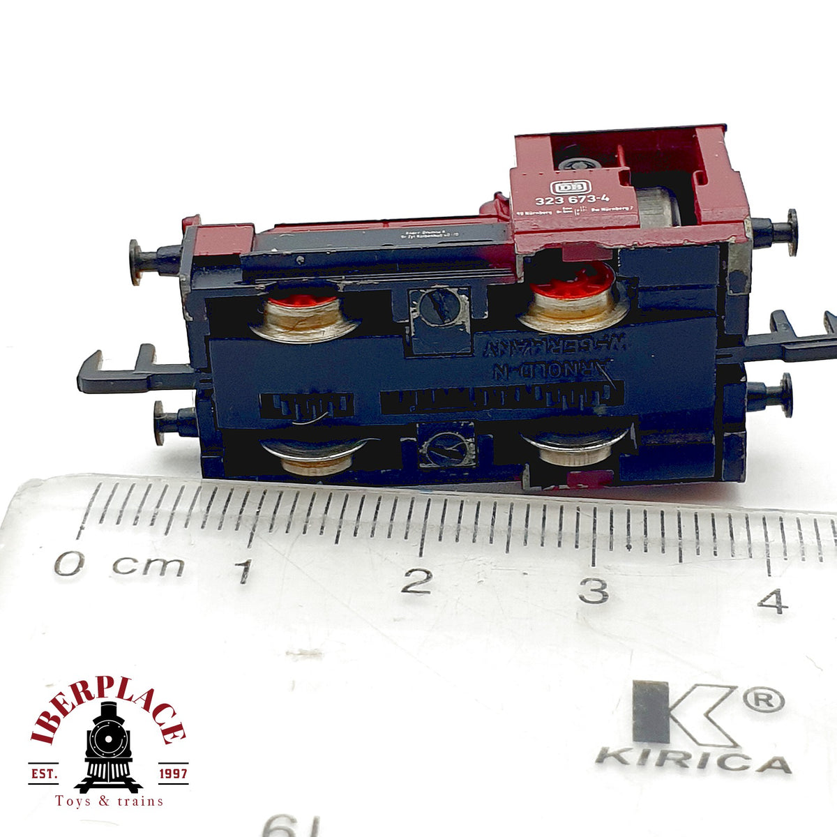 ♻️ Arnold 2065 Locomotora maniobras BR 323 Kof II 323 673-4 DB Ep IV escala N 1:160