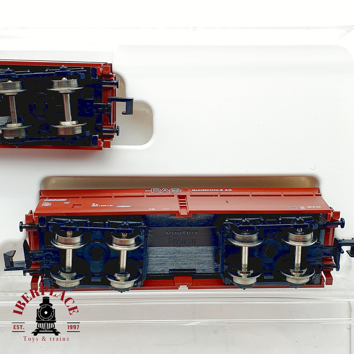 ♻️ Minitirx 13981 Set vagones tolva RAG Ruhrkohle AG DB Ep IV escala N 1:160