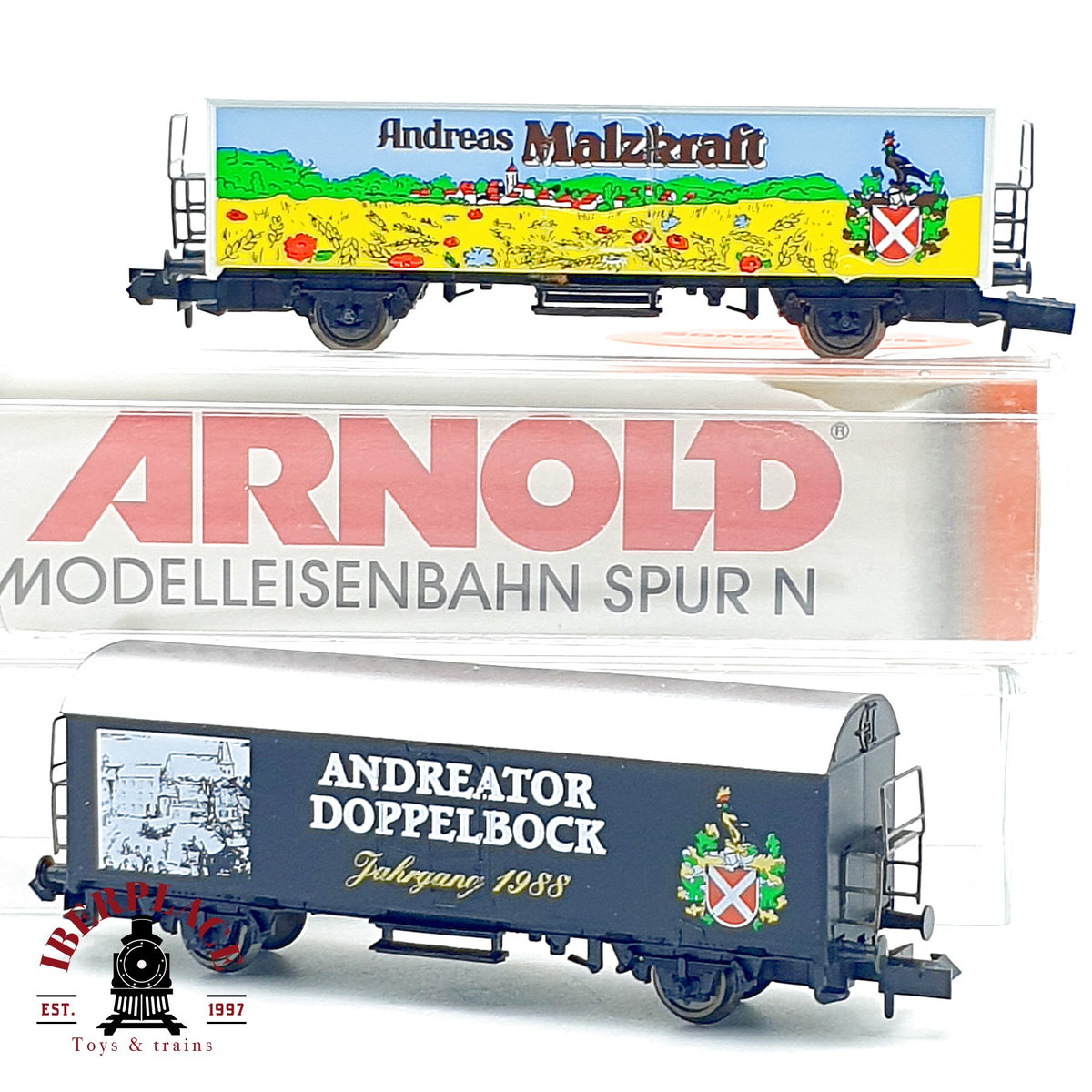 ♻️ Arnold 50014 Set 2 Vagones Cervezeros Andreas Malzkraft DB Ep IV escala N 1:160