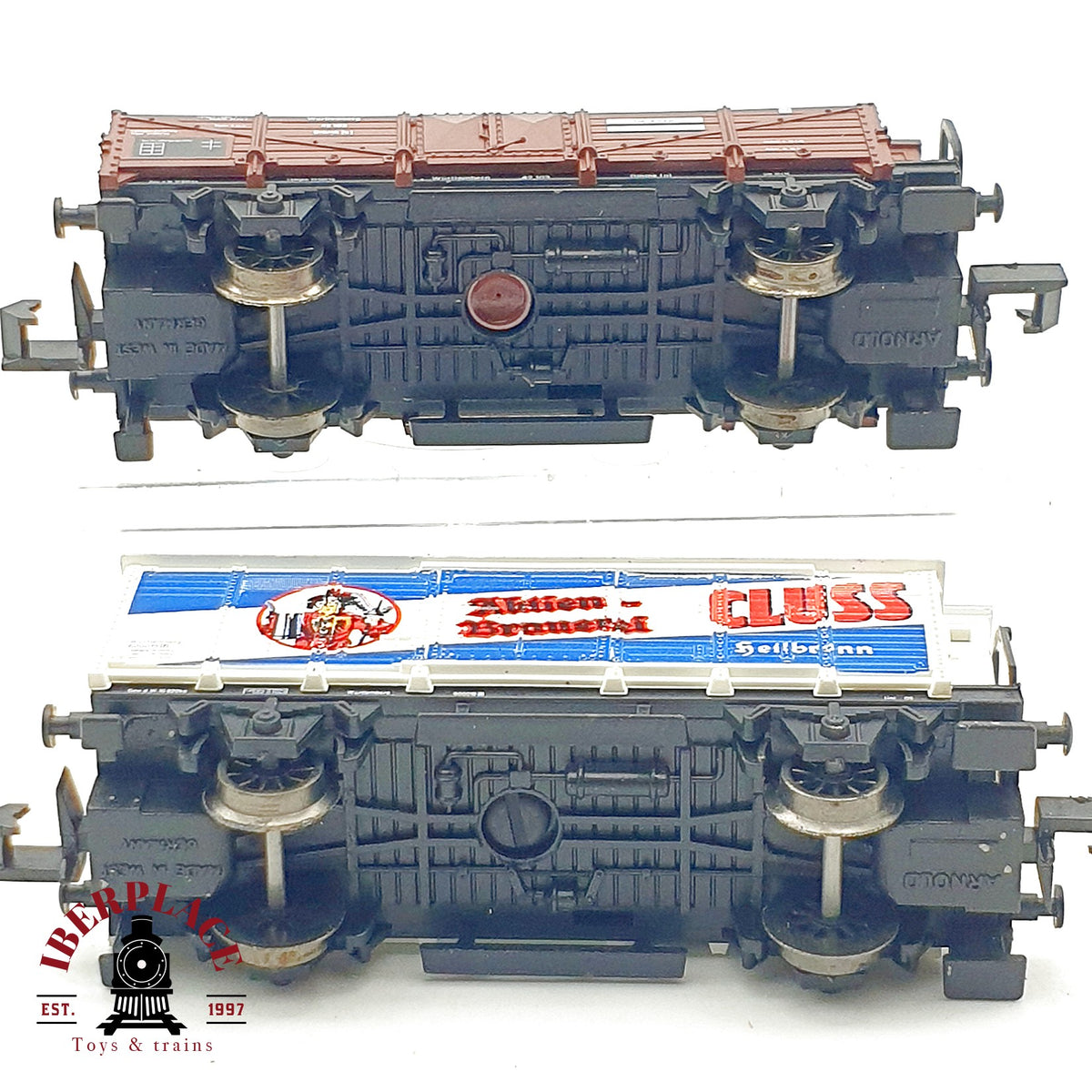 ♻️ Arnold 70003 Set 2 Vagones Cervezero Cluss y Borde Alto KWStE Ep I escala N 1:160