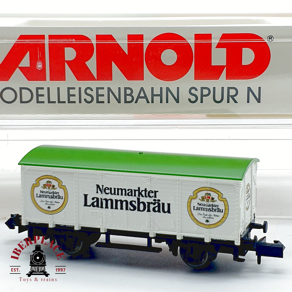♻️ Arnold 4254 Vagon cervecero Neumarkter Lammsbrau DB Ep IV escala N 1:160