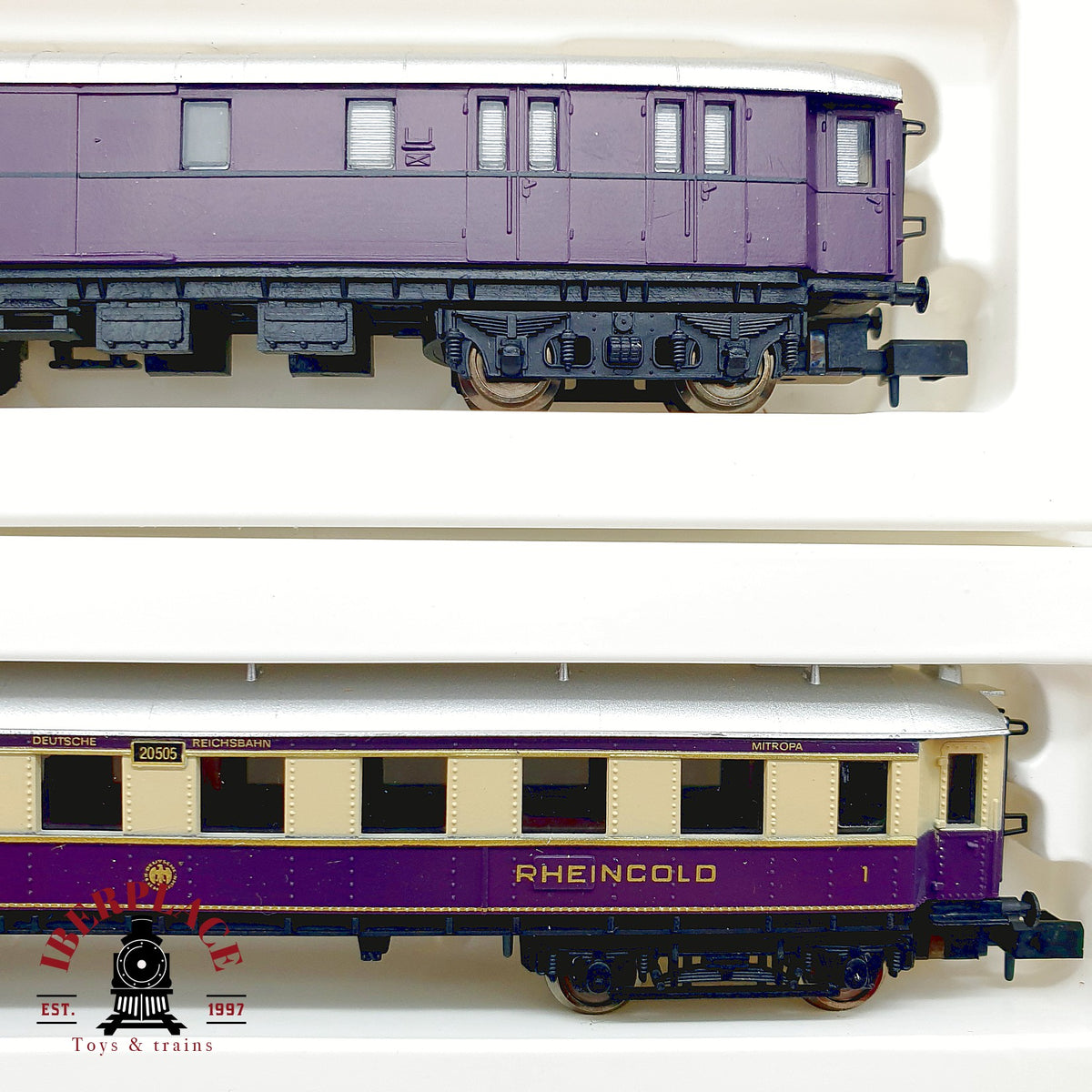 ♻️ Arnold 5801 5802 5803 Set 5x vagones Rheingold DRG Ep II escala N 1:160