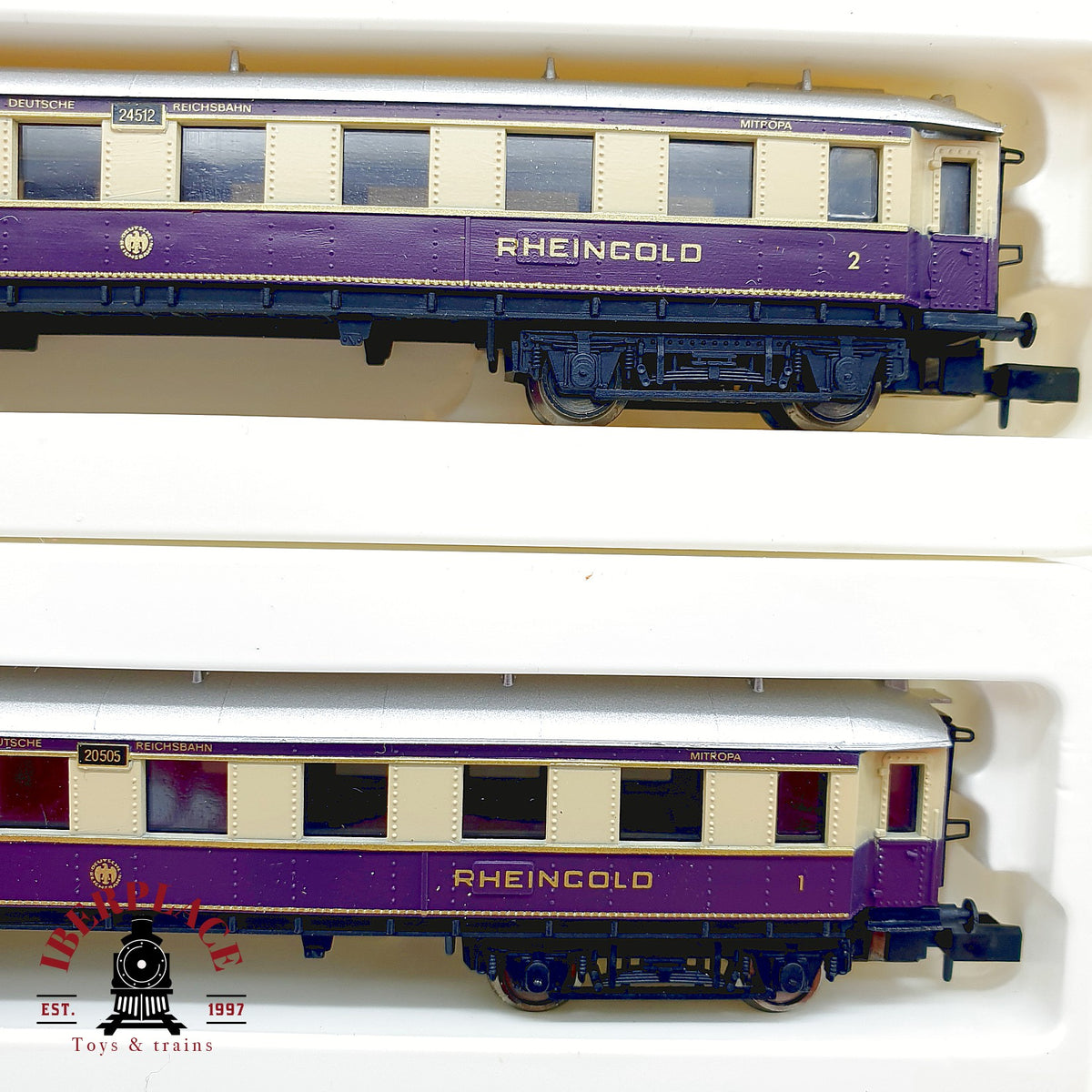 ♻️ Arnold 5801 5802 5803 Set 5x vagones Rheingold DRG Ep II escala N 1:160