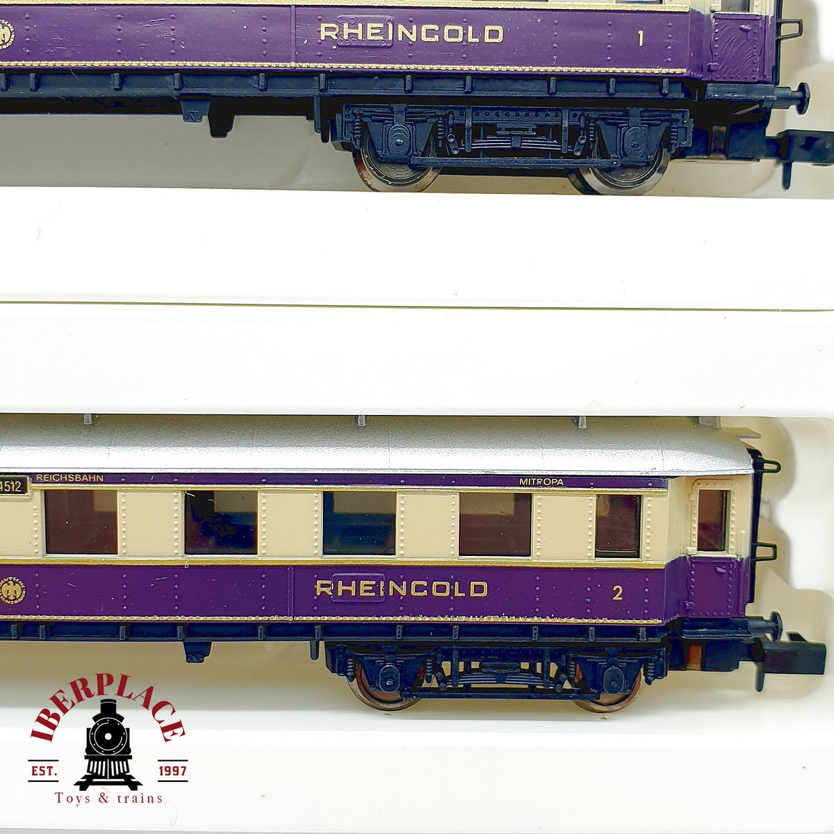 ♻️ Arnold 5801 5802 5803 Set 5x vagones Rheingold DRG Ep II escala N 1:160