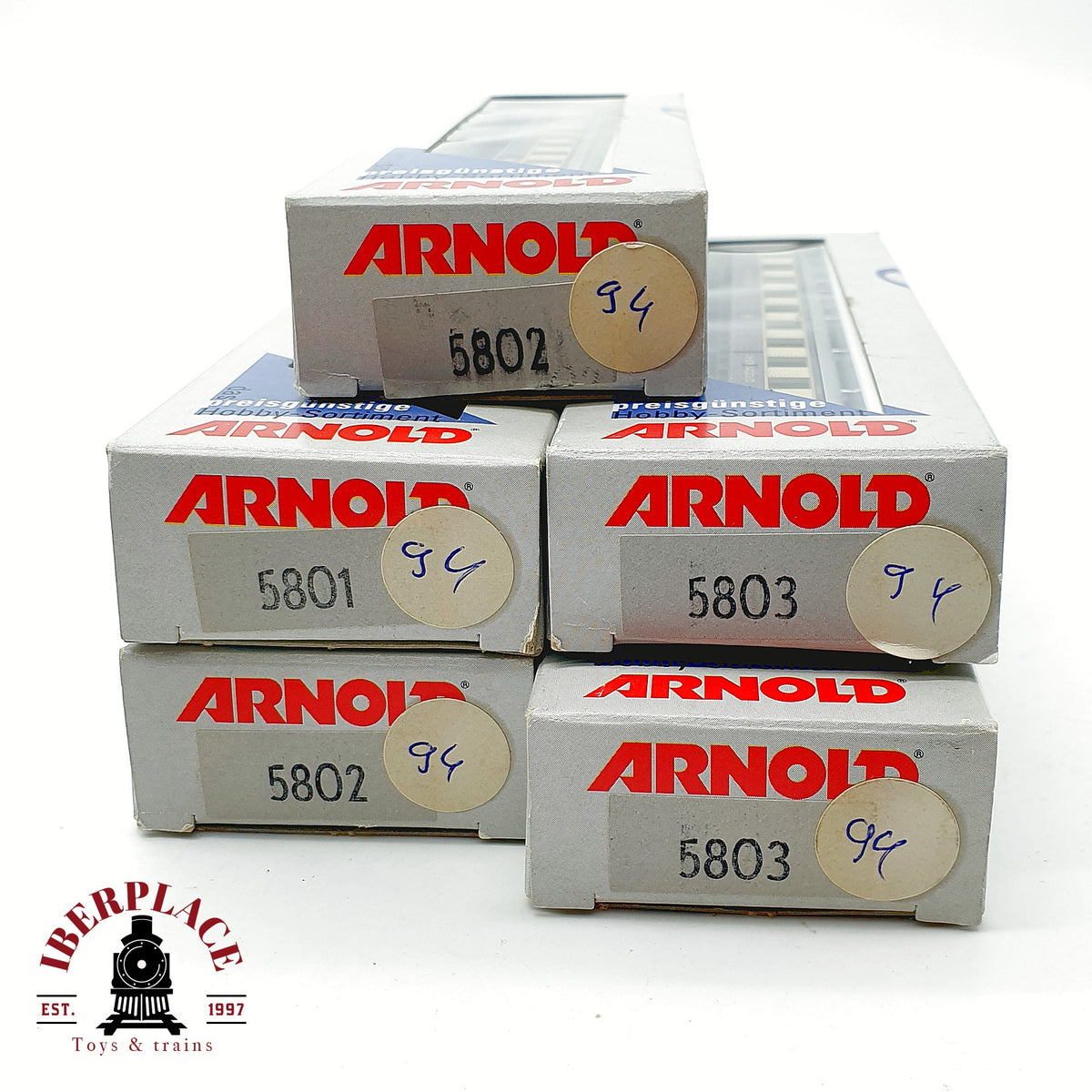 ♻️ Arnold 5801 5802 5803 Set 5x vagones Rheingold DRG Ep II escala N 1:160