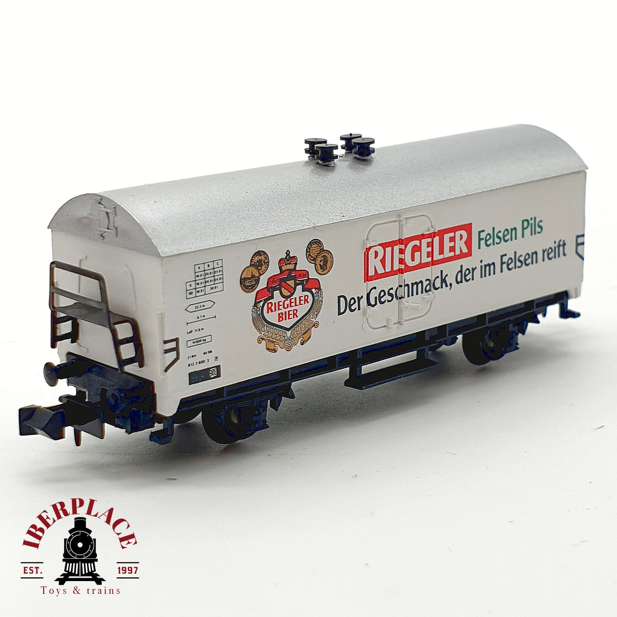 ♻️ SOWA-N 1702 Vagon cervecero Riegeler Felsen Pils DB Ep IV escala N 1:160