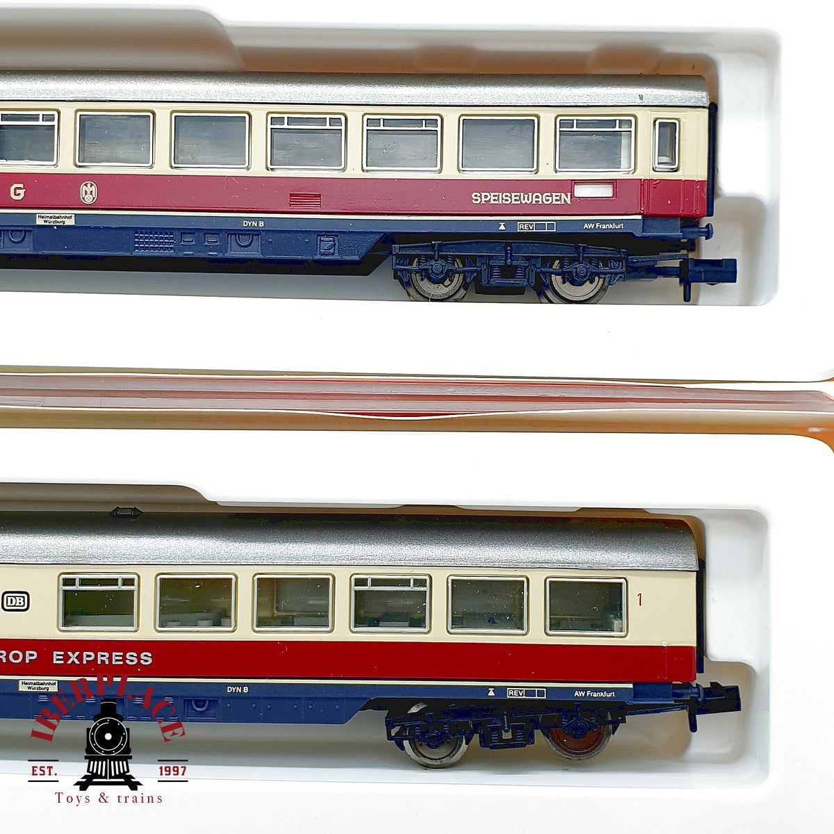 ♻️ Arnold 5x vagones TEE InterCity Panorama DSG DB Ep III IV escala N 1:160