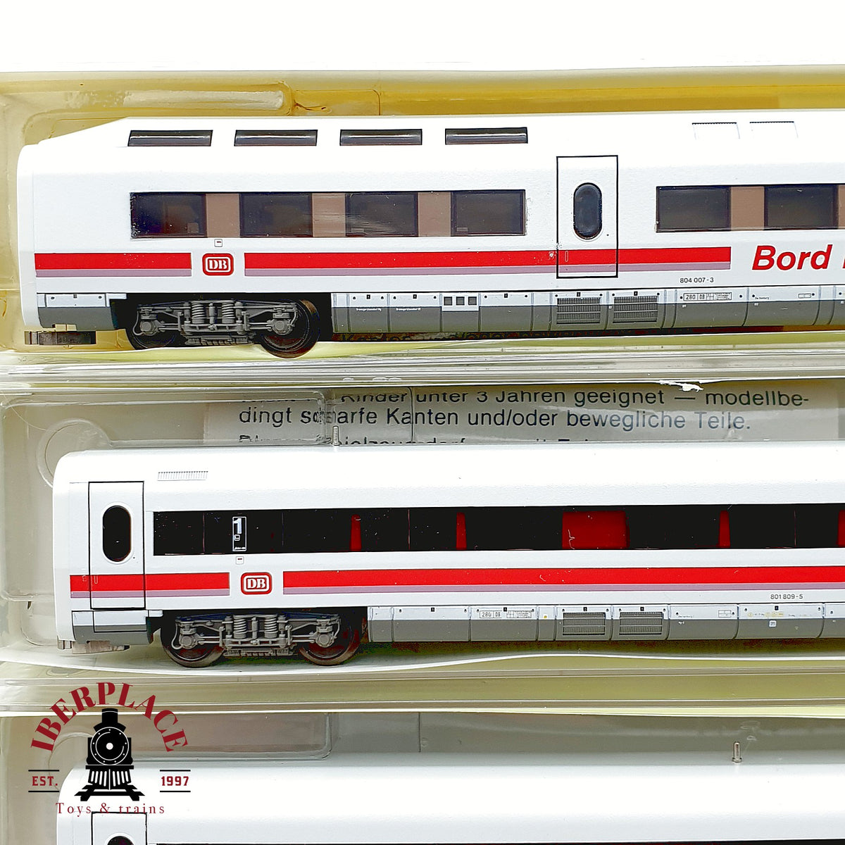♻️ Minitrix 13358 13359 13368 13369 Set 4x vagones ICE BordRestaurant DB Ep V N 1:160