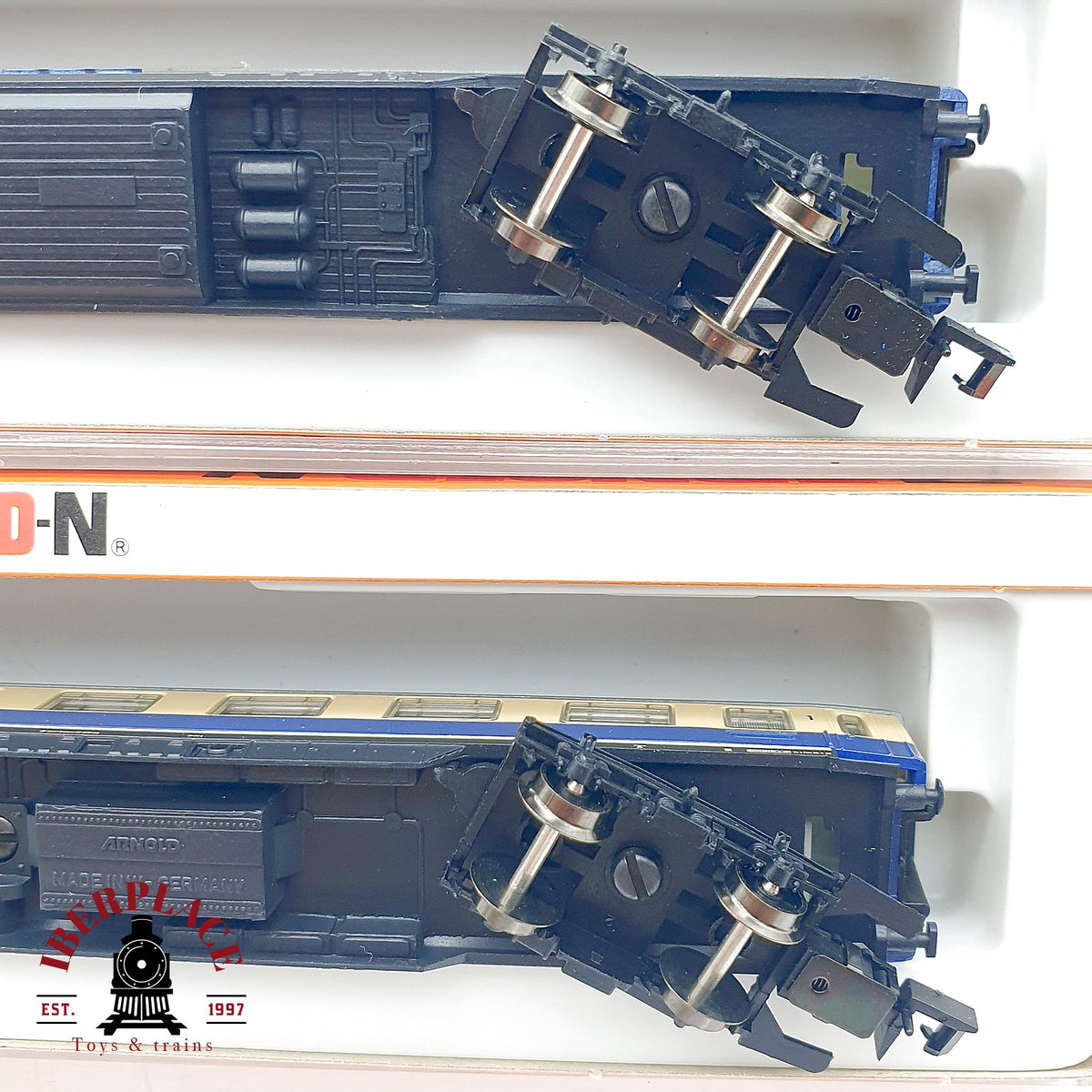 ♻️ Arnold 3860 3862 Set 2x vagones Rheingold Panorama 1a clase DB Ep III escala N 1:160
