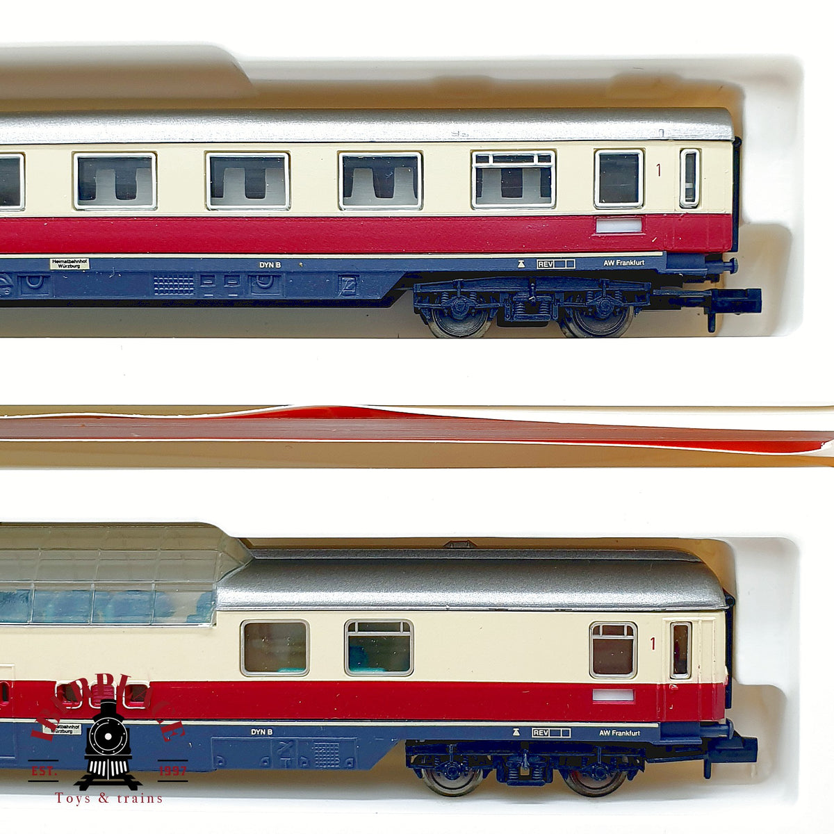 ♻️ Arnold 5x vagones TEE InterCity Panorama DSG DB Ep III IV escala N 1:160