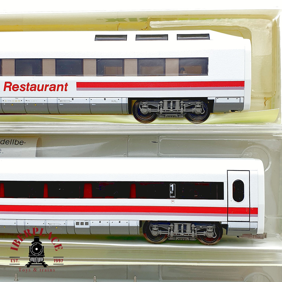 ♻️ Minitrix 13358 13359 13368 13369 Set 4x vagones ICE BordRestaurant DB Ep V N 1:160
