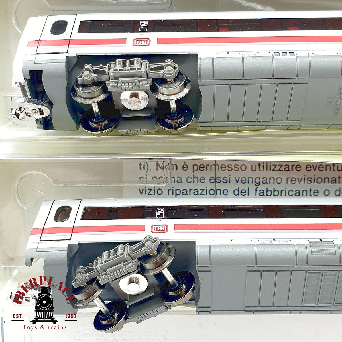 ♻️ Minitrix 13358 13359 13368 13369 Set 4x vagones ICE BordRestaurant DB Ep V N 1:160