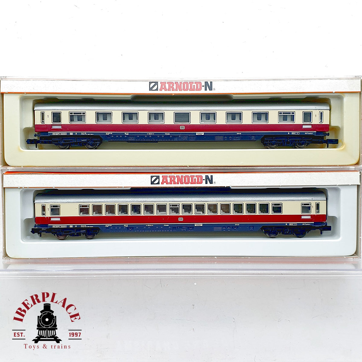 ♻️ Arnold 3280 3810 Set 2x vagones TEE InterCity 1a clase DB Ep IV escala N 1:160