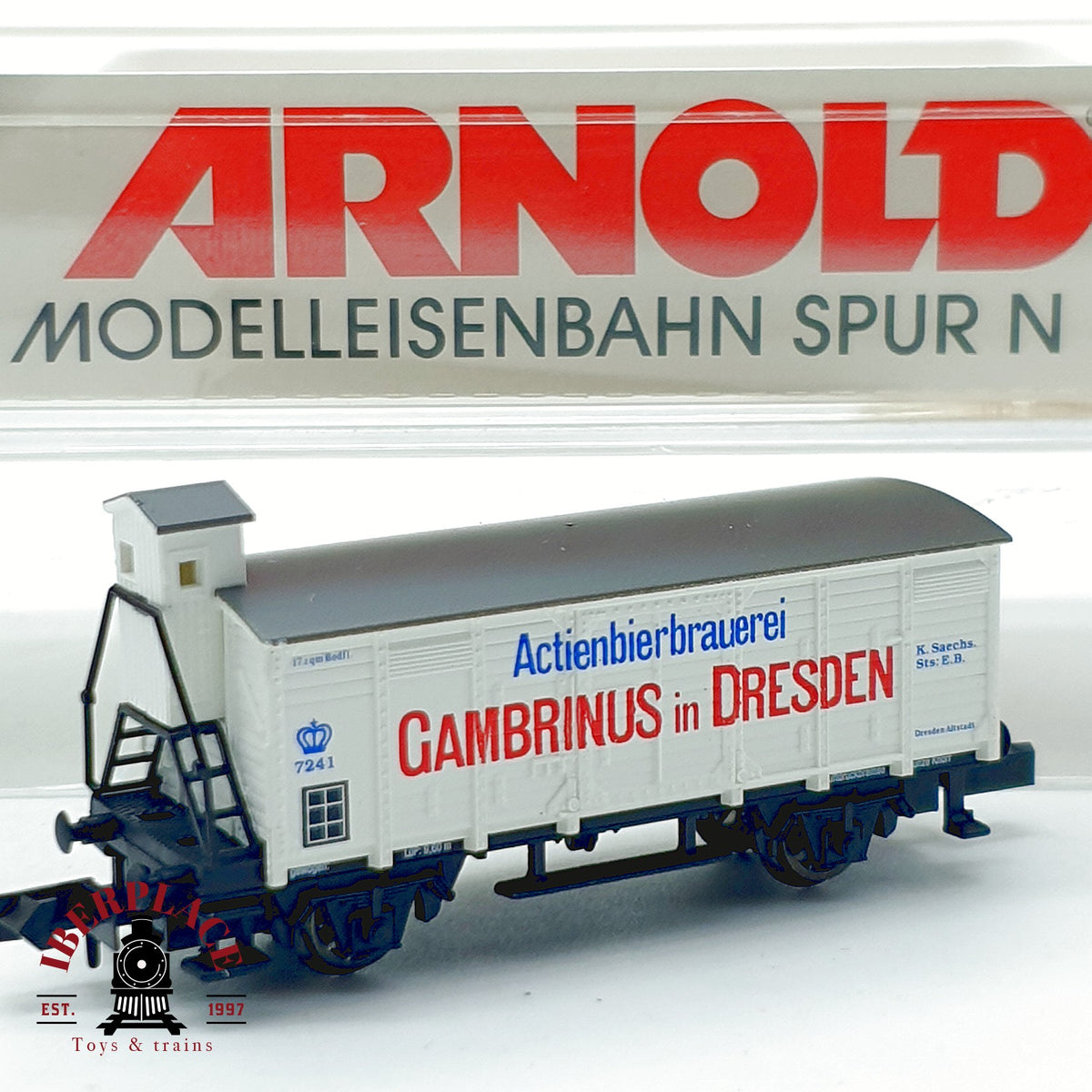 ♻️ Arnold 4257 Vagon cervecero garita Gambrinus Dresden KSaechsStsEB Ep I escala N 1:160