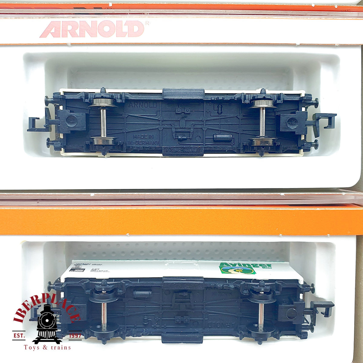 ♻️ Arnold 6x Vagones Cervezeros Schultheiss Hannen Ayinger DB Ep IV escala N 1:160