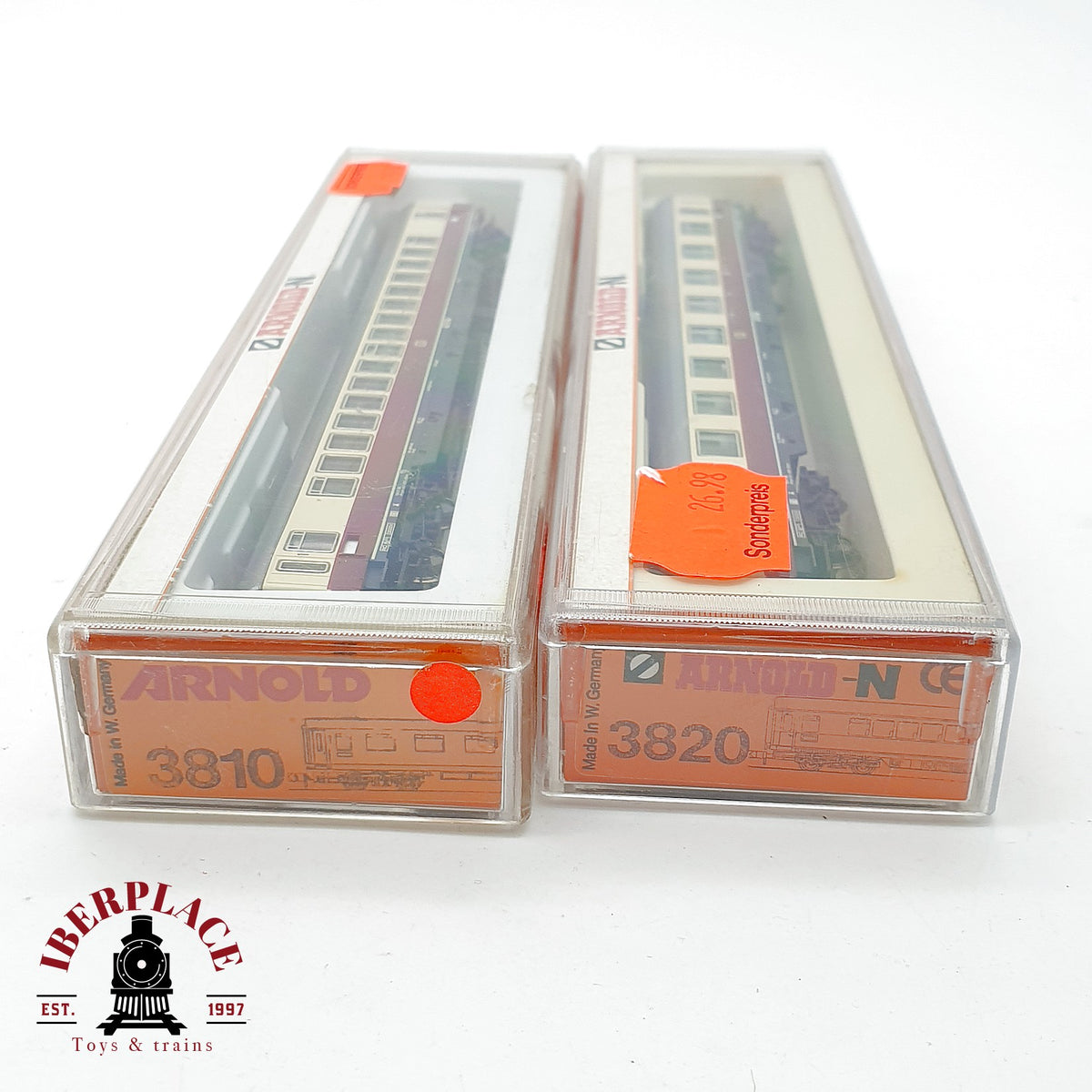 ♻️ Arnold 3280 3810 Set 2x vagones TEE InterCity 1a clase DB Ep IV escala N 1:160