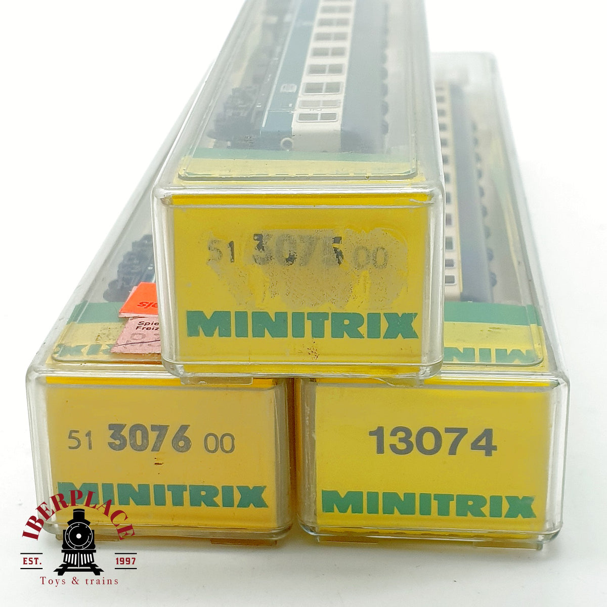 ♻️ Minitrix 13074 13075 13076 Set 3x vagones expreso DB Ep IV N 1:160