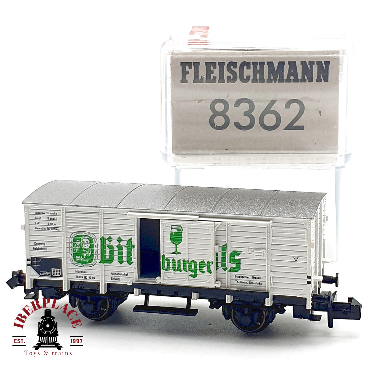 ♻️ Fleischmann 8362 Vagon Cervezero Bitburger Pils DRG Ep II escala N 1:160